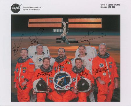 Lot #6681 Space Shuttle Crew Signed Photographs - Image 2