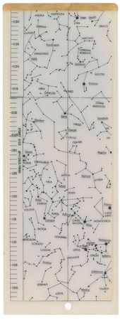 Lot #6079 Gene Kranz’s Signed Mercury Star Chart - Image 2