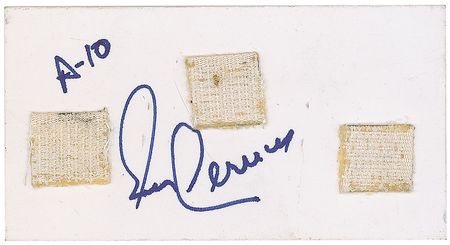 Lot #6350 Gene Cernan’s Apollo 10 Flown Radar Cue Card - Image 2