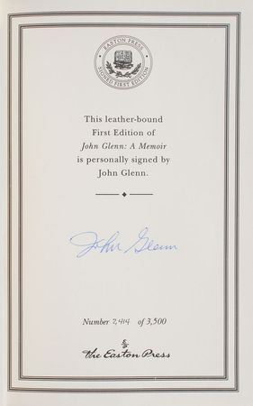 Lot #6064 John Glenn Signed Book - Image 1