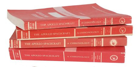 Lot #6312 The Apollo Spacecraft Chronology Four-Volume Set - Image 2