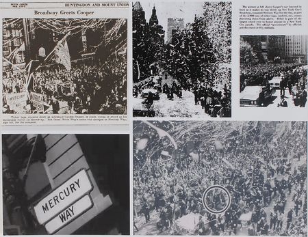 Lot #6050 Mercury-Atlas 9 NYC Parade Day Sign - Image 2