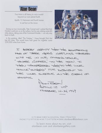 Lot #6431 Alan Bean?s Apollo 12 Lunar Surface-Flown Cross Cufflinks - Image 2