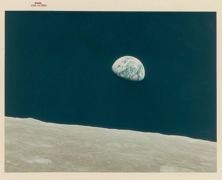 Lot #6336 Apollo 8 Original Red Numbered Photographs - Image 2