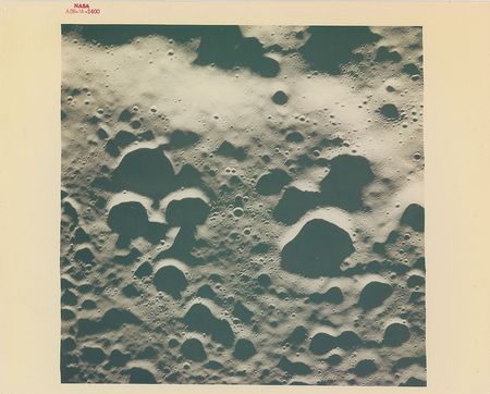 Lot #6336 Apollo 8 Original Red Numbered Photographs - Image 3