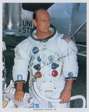 Lot #6451 Alan Bean and Charles Conrad Pair of Signed Photographs - Image 1