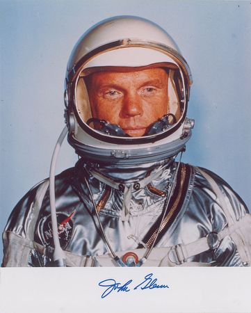 Lot #6075 John Glenn Pair of Signed Photographs - Image 2