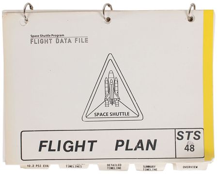 Lot #6687 STS–48 Flight Manual - Image 1