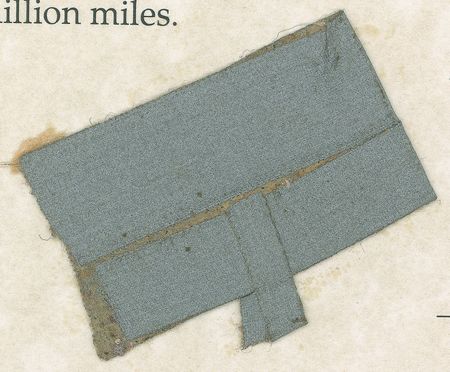 Lot #6613 Skylab 4: Bill Pogue’s Flown Tape Swatch - Image 2