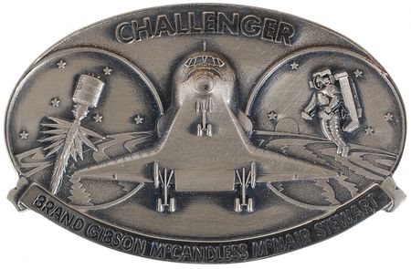 Lot #6628 STS–41B Unflown Robbins Medal - Image 1