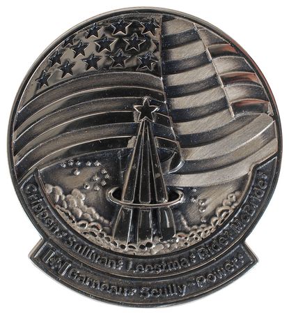 Lot #6630 STS–41G Unflown Robbins Medal - Image 1