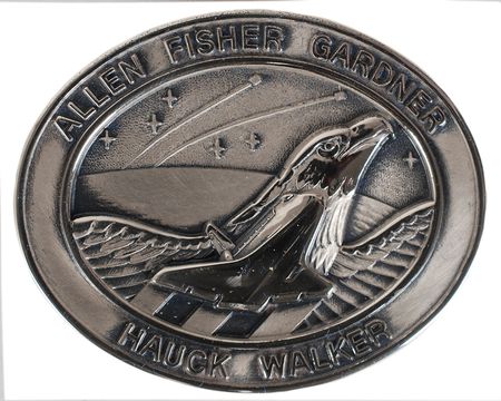 Lot #6631 STS–51A Unflown Robbins Medal - Image 1