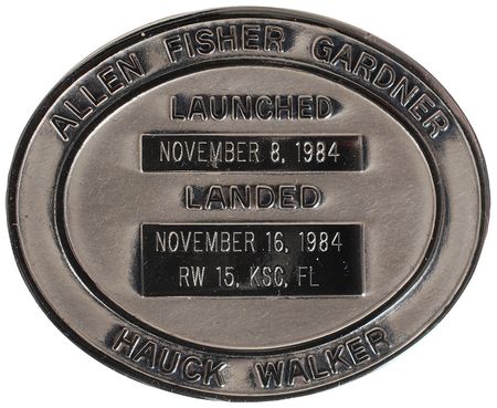Lot #6631 STS–51A Unflown Robbins Medal - Image 2