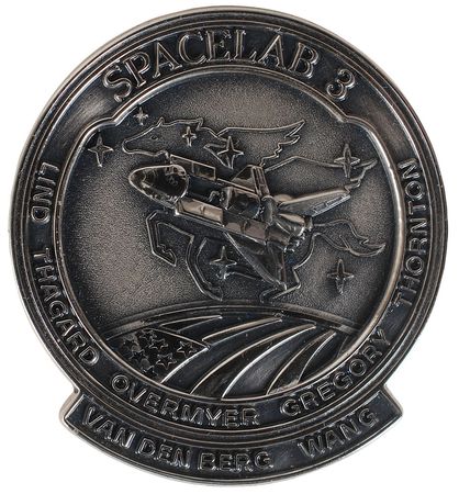Lot #6632 STS–51B Unflown Robbins Medal - Image 1