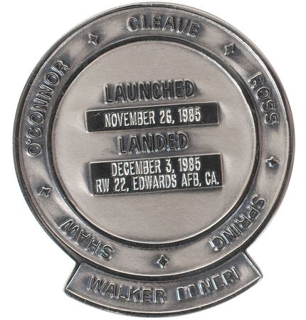 Lot #6636 STS–61B Unflown Robbins Medal - Image 2