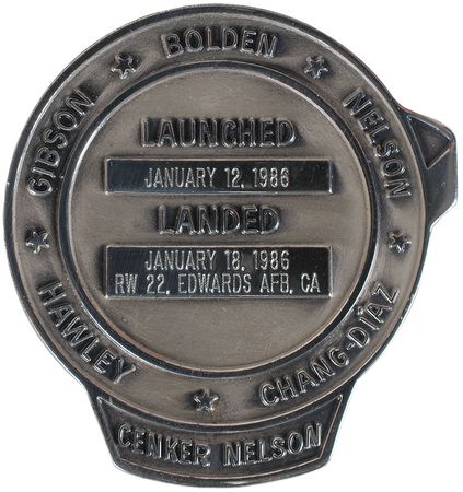 Lot #6637 STS–61C Unflown Robbins Medal - Image 2