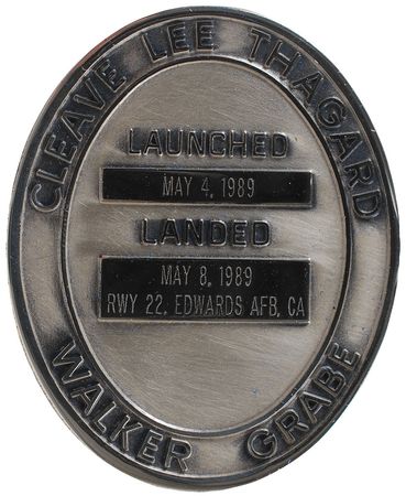 Lot #6624 STS–30 Unflown Robbins Medal - Image 2