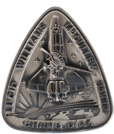 Lot #6627 STS–34 Unflown Robbins Medal - Image 1