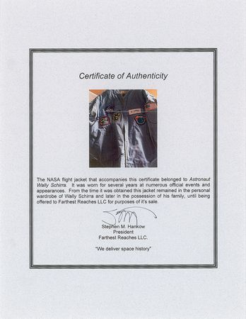 Lot #6046 Wally Schirra’s NASA Flight Jacket - Image 2