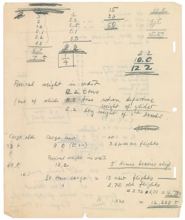 Lot #6013 Wernher von Braun Handwritten Manuscript - Image 3