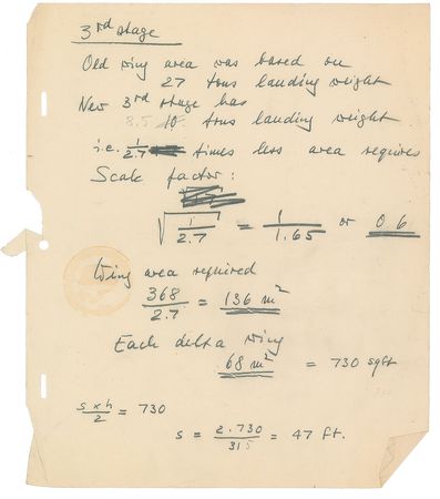 Lot #6013 Wernher von Braun Handwritten Manuscript - Image 7