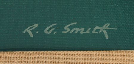 Lot #6705 McDonnell Douglas Aircraft Oil Painting: R. G. Smith - Image 2