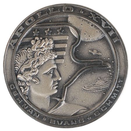 Lot #6571 Alan Bean’s Apollo 17 Unflown Robbins Medal - Image 1
