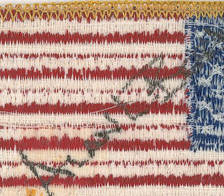 Lot #6427 Alan Bean?s Apollo 12 Lunar Surface-Flown American Flag Patch - Image 2