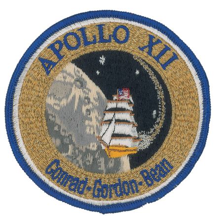 Lot #6428 Alan Bean?s Apollo 12 Flown Crew Patch - Image 1