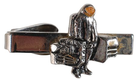 Lot #6429 Alan Bean?s Apollo 12 Lunar Surface-Flown Astronaut Tie Clip - Image 1