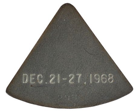 Lot #6328 Alan Bean?s Apollo 8 Flown Robbins Medal - Image 2