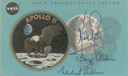 Lot #6362 Apollo 11 Signed Launch Pass - Image 1