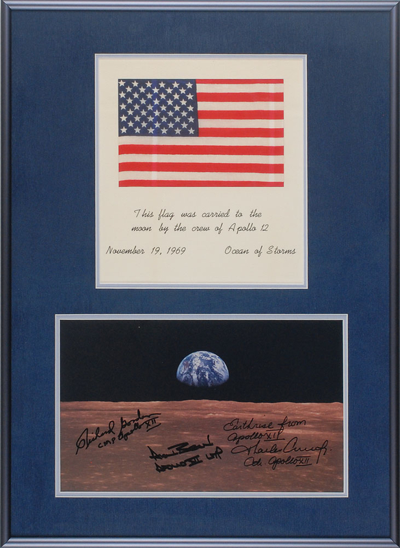 Lot 481 Apollo 12 Flown Flag