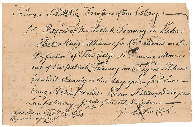 Lot 383 Colonial Connecticut