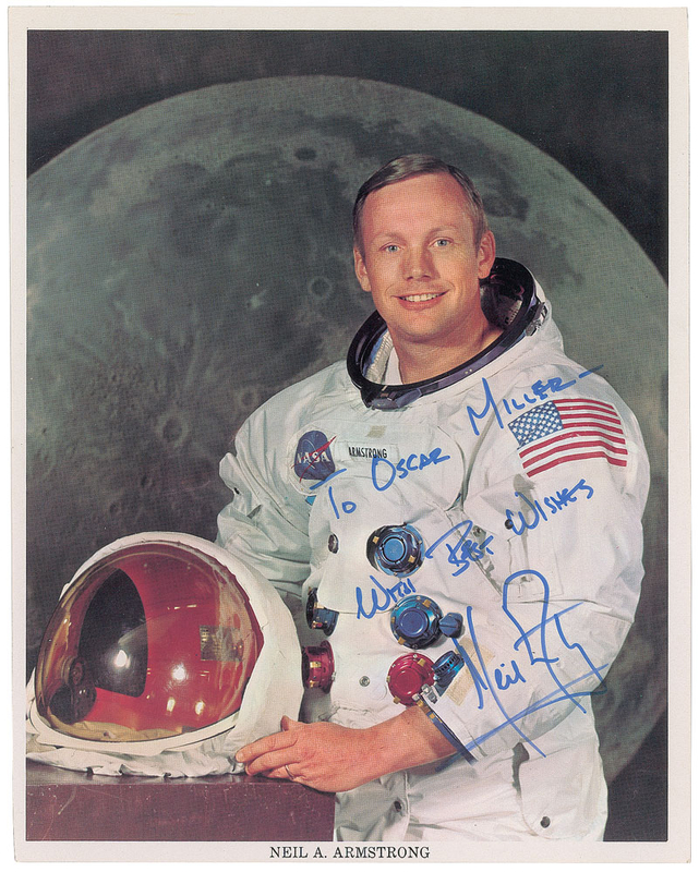 Lot 504 Neil Armstrong Signed Photograph