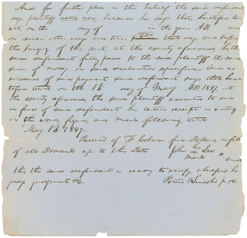 Lot 57 Abraham Lincoln: The Prairie Lawyer
