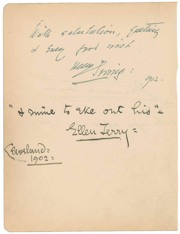 Lot 799 Actors and Actresses Signatures