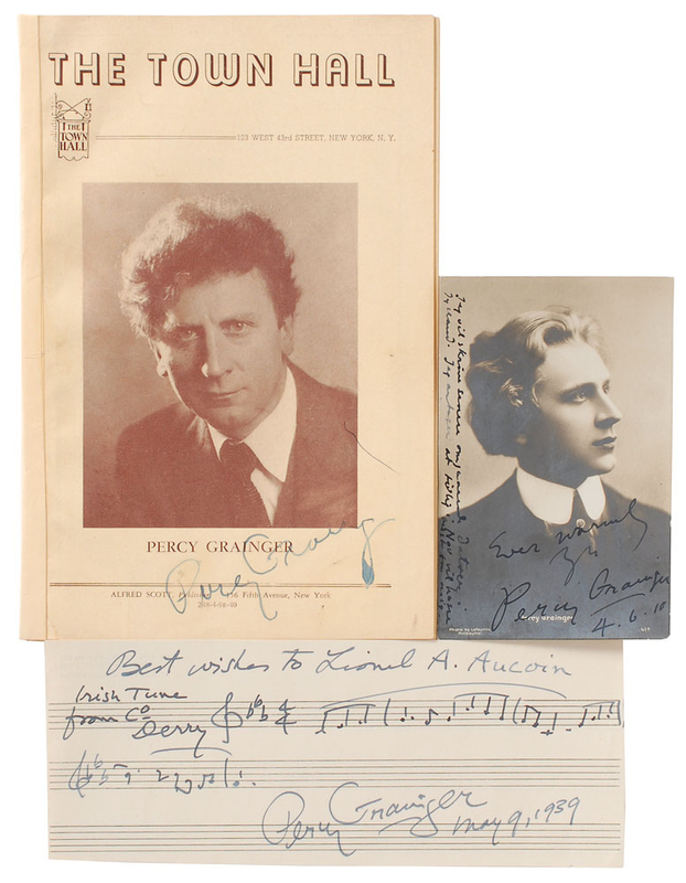 Lot 668 Percy Grainger Group Lot