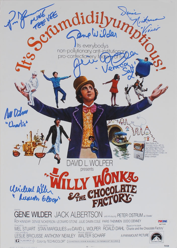 Lot 849 Willy Wonka and the Chocolate Factory Signed Photograph