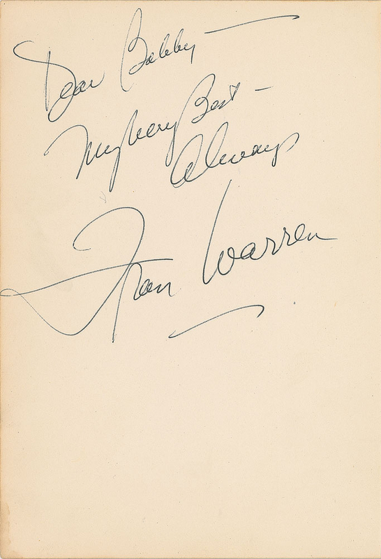 Lot 738 The McCoys Signatures