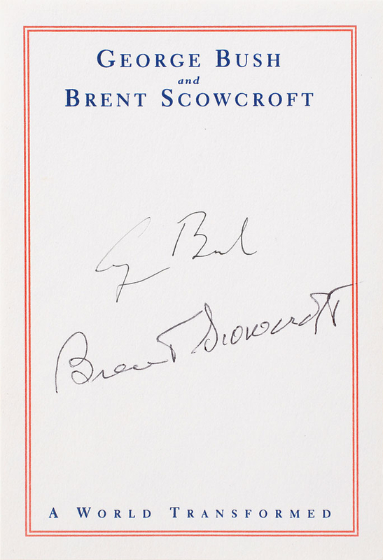 Lot 197 George Bush Bookplate