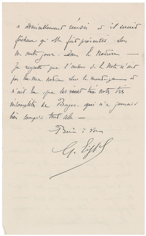 Lot 526 Gustave Eiffel: Eiffel’s notes on designing the highest bridge in the world