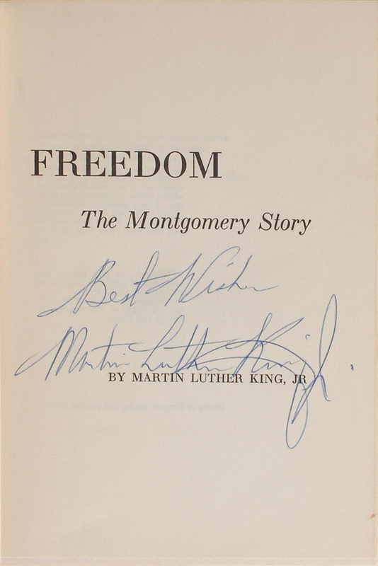 Lot 305 Martin Luther King, Jr: Historic account of the Montgomery Bus Boycott