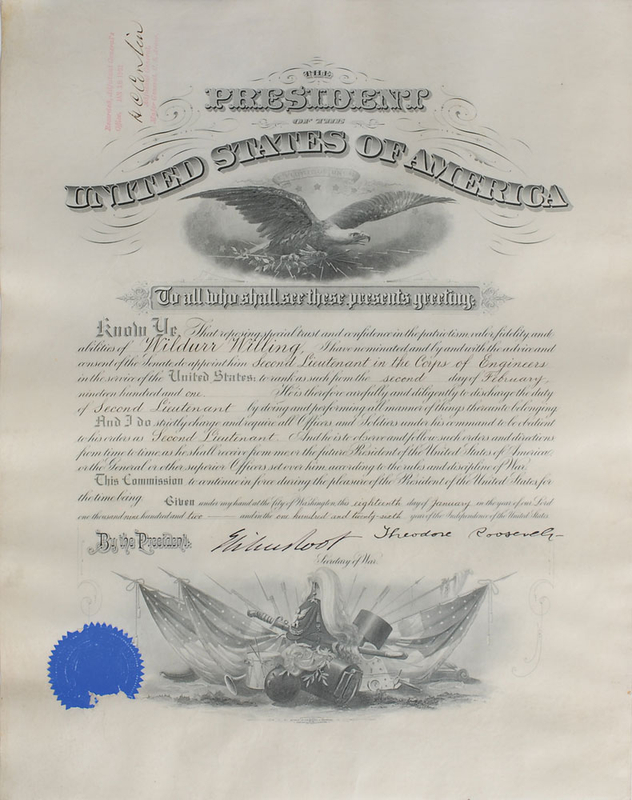 Lot 88 Theodore Roosevelt Signed Document