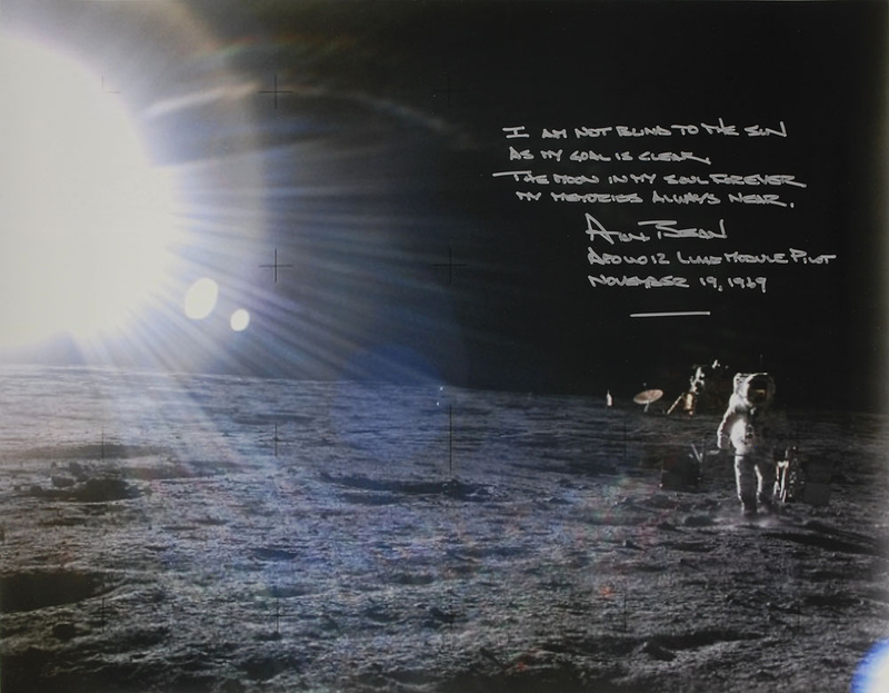 Lot 506 Alan Bean Signed Photograph