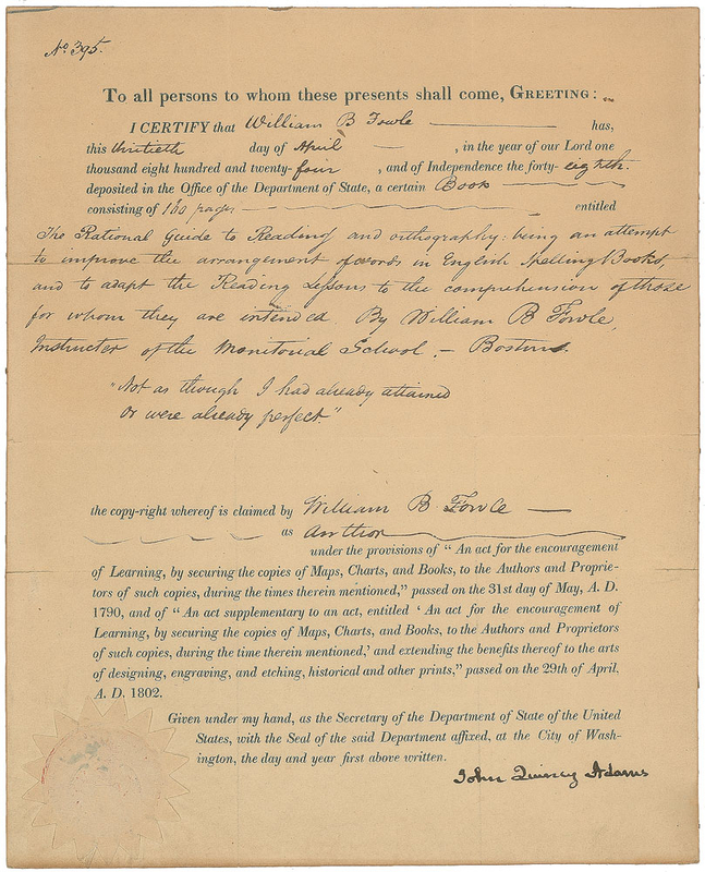 Lot 28 John Quincy Adams Signed Document