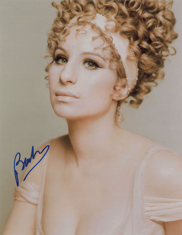 Lot 845 Barbra Streisand Signed Photograph