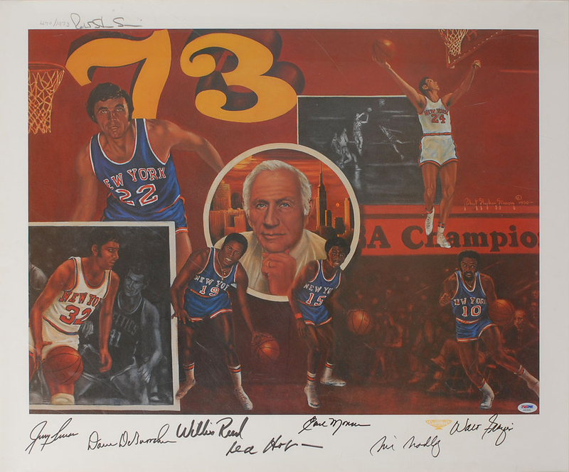 Lot 891 NY Knicks Print