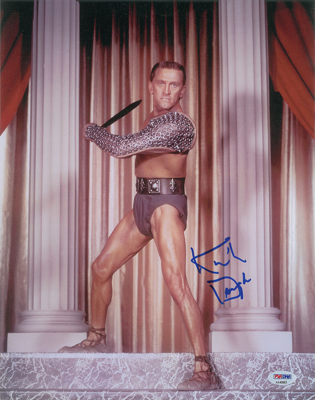 Lot 808 Kirk Douglas Signed Photographs