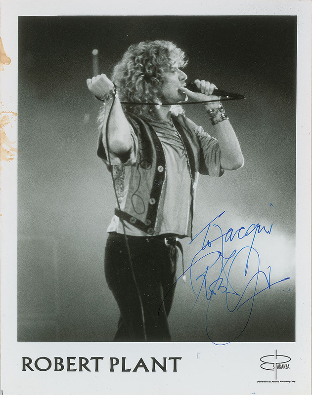 Lot 735 Led Zeppelin: Robert Plant